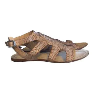 Sigerson Morrison EUC Rebecca 22 Knots Gladiator￼Leather Sandal Retail $360 Sz 6