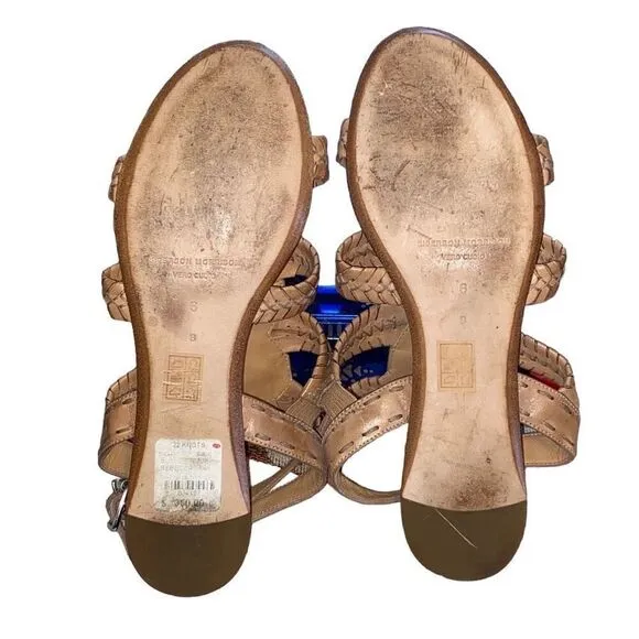 Sigerson Morrison EUC Rebecca 22 Knots Gladiator￼Leather Sandal Retail $360 Sz 6