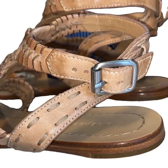 Sigerson Morrison EUC Rebecca 22 Knots Gladiator￼Leather Sandal Retail $360 Sz 6