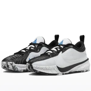 Size 5.5Y/6Y Nike Freak 5 GSBig  Kids Basketball Shoes White Black DZ4486-100
