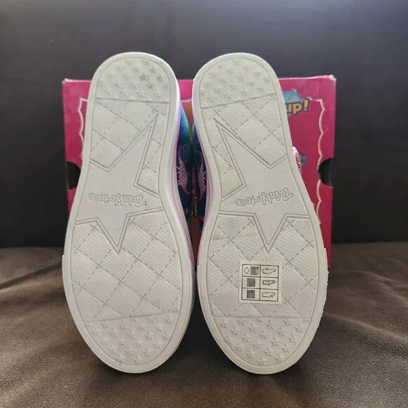 Skechers Twinkle Toes Light Up Dinosaur Charm Girl Shoes 11.5