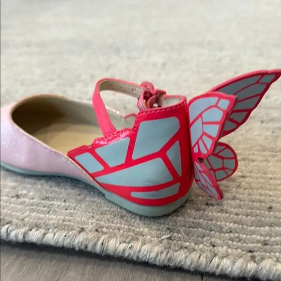 Sophia Webster Chiara Pink Dress Shoes with Butterfly Detail