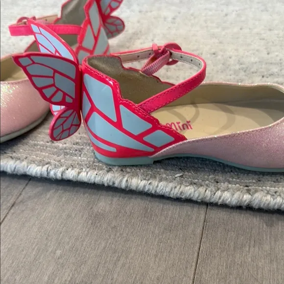 Sophia Webster Chiara Pink Dress Shoes with Butterfly Detail