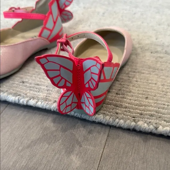 Sophia Webster Chiara Pink Dress Shoes with Butterfly Detail