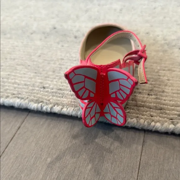 Sophia Webster Chiara Pink Dress Shoes with Butterfly Detail