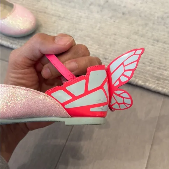 Sophia Webster Chiara Pink Dress Shoes with Butterfly Detail