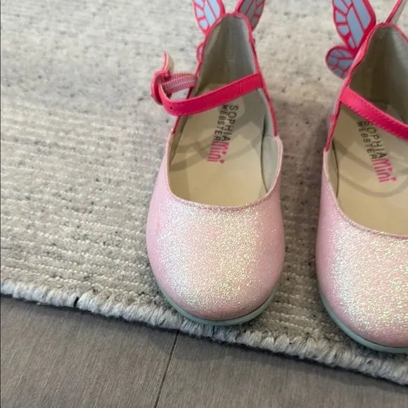 Sophia Webster Chiara Pink Dress Shoes with Butterfly Detail