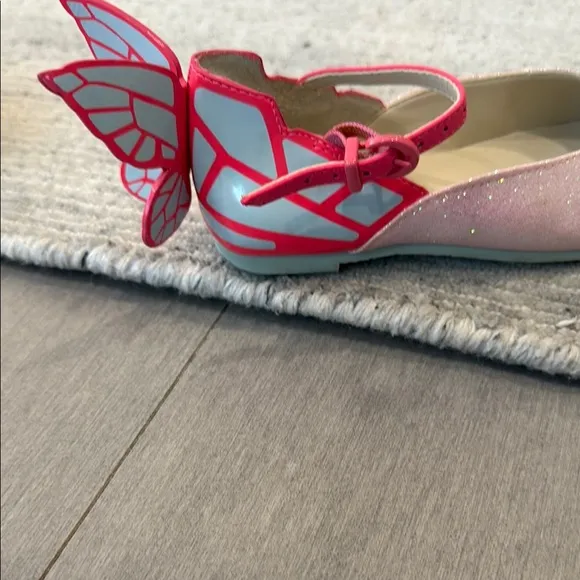 Sophia Webster Chiara Pink Dress Shoes with Butterfly Detail