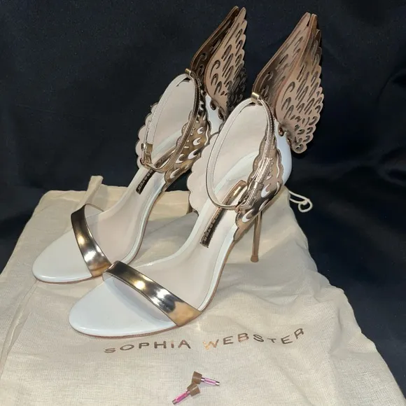 Sophia Webster Evangeline Angel Wing Sandals Woman’s Sz EU 37, US 6.5