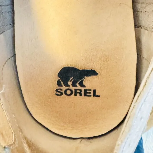 Sorel Shoes Mens 12.5 Gray Leather Wingtip Oxford Madson Brogue Dress Shoes