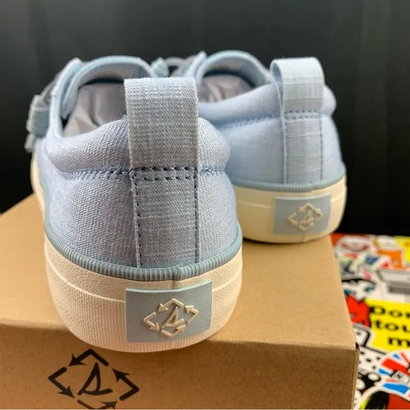 Sperry Crest Vibe Lace Shimmer Blue Women's Various Sizes