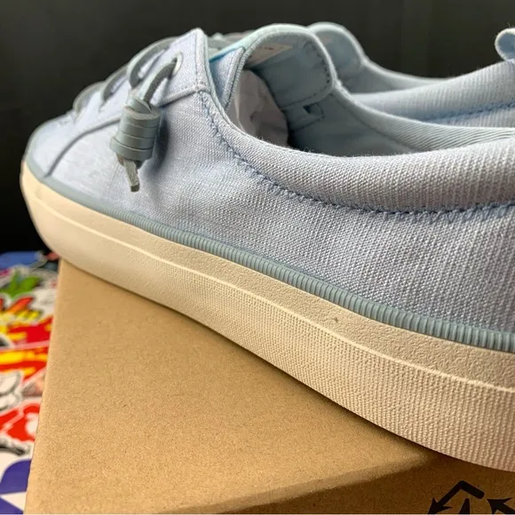 Sperry Crest Vibe Lace Shimmer Blue Women's Various Sizes