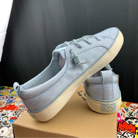 Sperry Crest Vibe Lace Shimmer Blue Women's Various Sizes