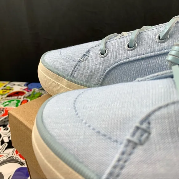 Sperry Crest Vibe Lace Shimmer Blue Women's Various Sizes