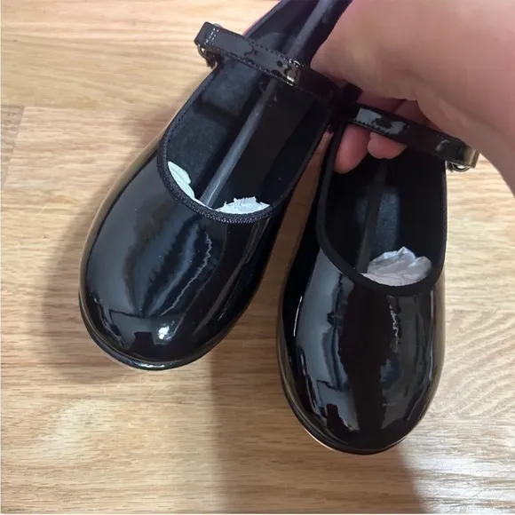 Spotlights Black Patent Tap Shoes NEW Sz 13 Dance Kids Youth