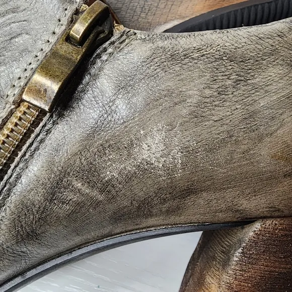 Spring Step L’Artiste Grey Leather Mercedez  Pumps Shoes- Sz 40..US Size 9.5