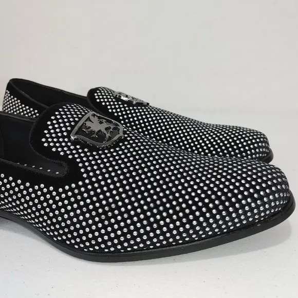 Stacy Adams Swagger Studded Dress Slip On Shoes Men's 10.5
