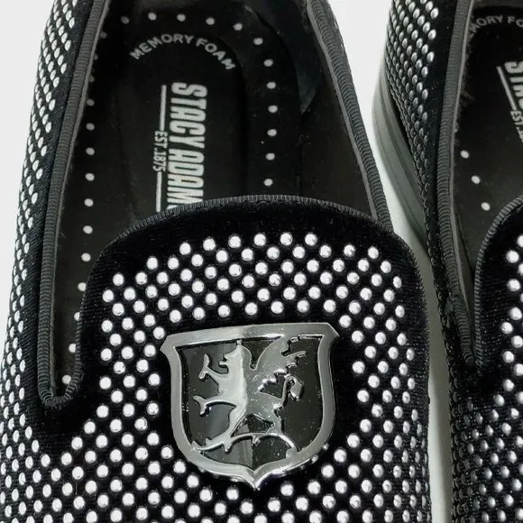 Stacy Adams Swagger Studded Dress Slip On Shoes Men's 10.5