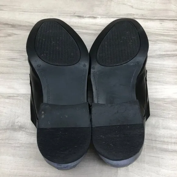 Steve Madden Monk Strap Shoes Mens 9M Black Leather Buckle Dress Shoes