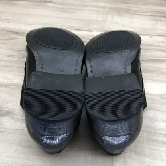Steve Madden Monk Strap Shoes Mens 9M Black Leather Buckle Dress Shoes