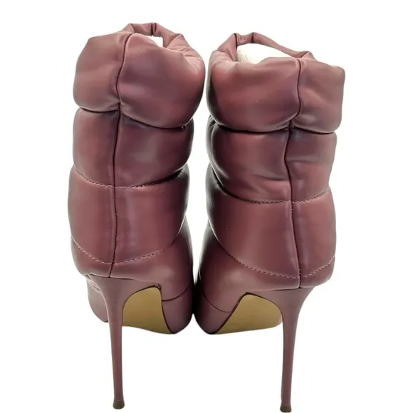 STEVE MADDEN Pink Cloak Mid Calf Stiletto Boot | US 8