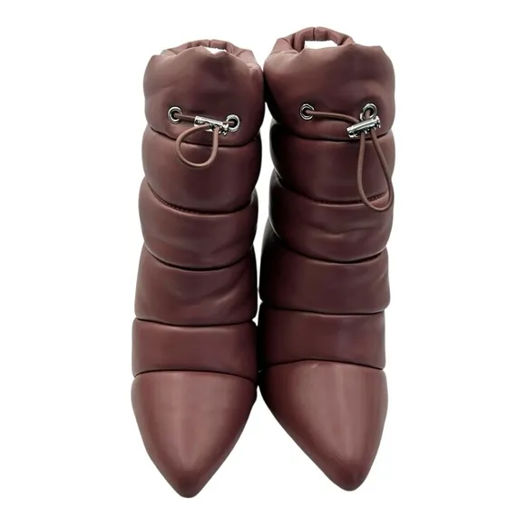 STEVE MADDEN Pink Cloak Mid Calf Stiletto Boot | US 8