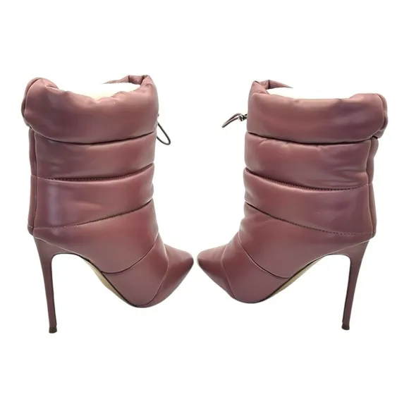 STEVE MADDEN Pink Cloak Mid Calf Stiletto Boot | US 8