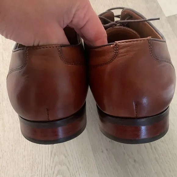 Steve Madden Proctr wingtip Oxfords shoes 10.5 brown tan classic elegant leather
