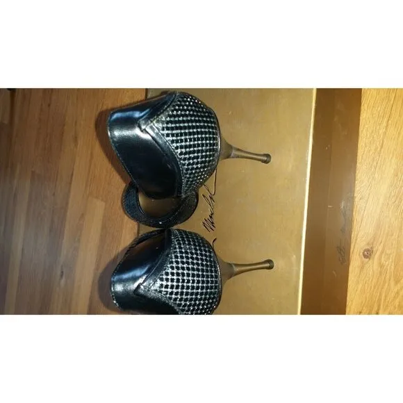Steve Madden Sequin Pumps Heels Shoe Black Women Size 8 US New In Box
