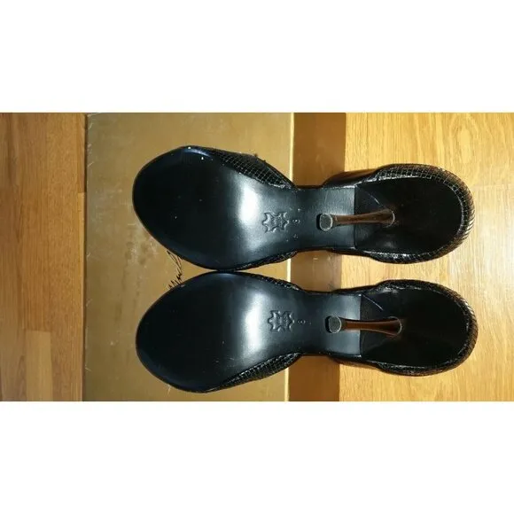 Steve Madden Sequin Pumps Heels Shoe Black Women Size 8 US New In Box