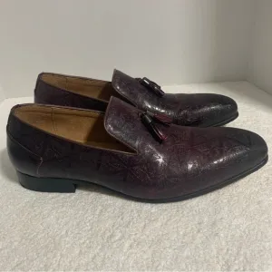 Steven Land purple men's dress shoes Leather size‎ 10M