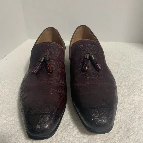 Steven Land purple men's dress shoes Leather size‎ 10M