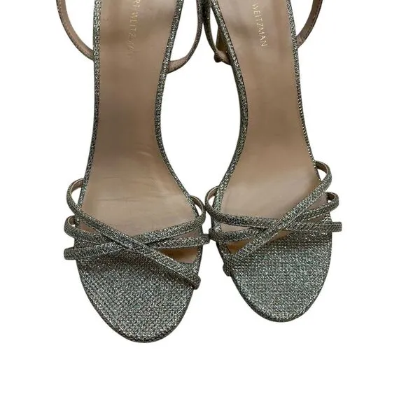 Stuart Weitzman Barelythere 100 Sandal,‎ Size 9