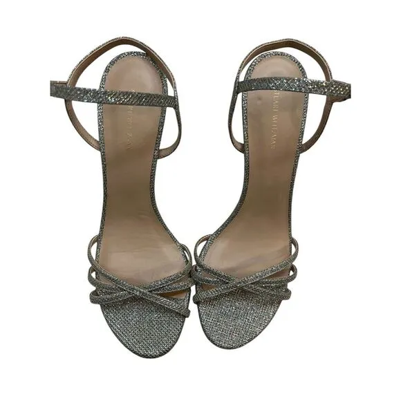 Stuart Weitzman Barelythere 100 Sandal,‎ Size 9