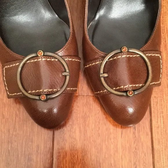 Stuart Weitzman Buckle Pumps