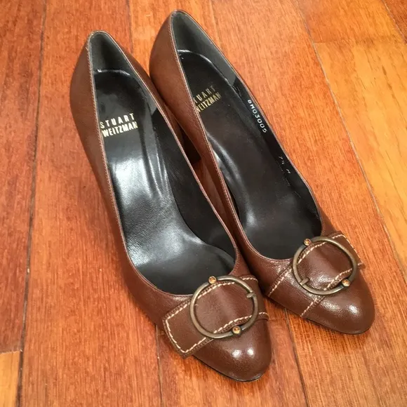 Stuart Weitzman Buckle Pumps