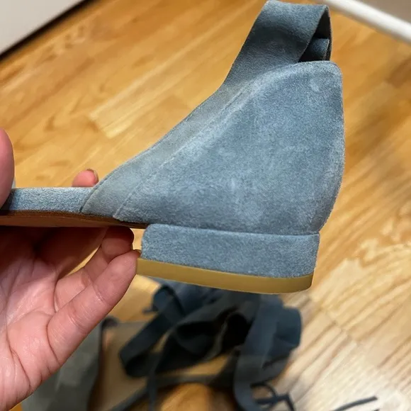 Stuart Weitzman Corbata Suede  Sandals Size 8.5