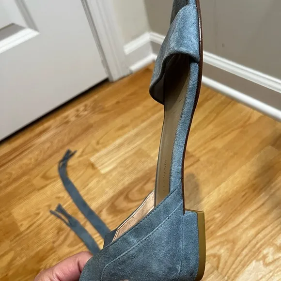 Stuart Weitzman Corbata Suede  Sandals Size 8.5
