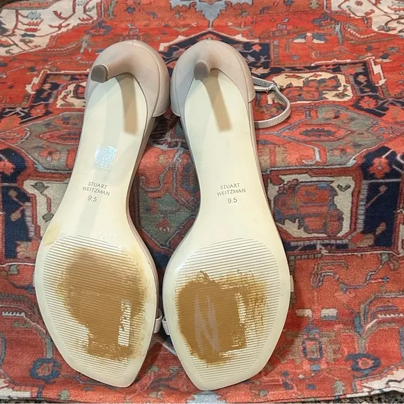 Stuart Weitzman Nudist ll Heels Sz: 9.5 NWOT