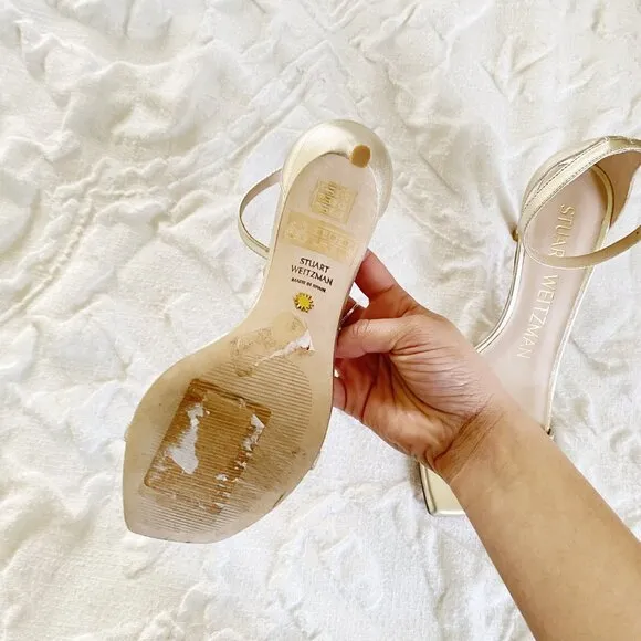 Stuart Weitzman Nudistcurve 75 Sandal Size 5