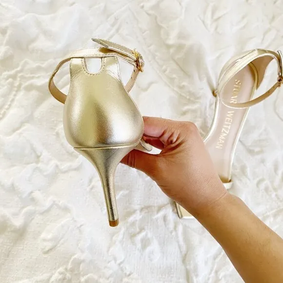 Stuart Weitzman Nudistcurve 75 Sandal Size 5