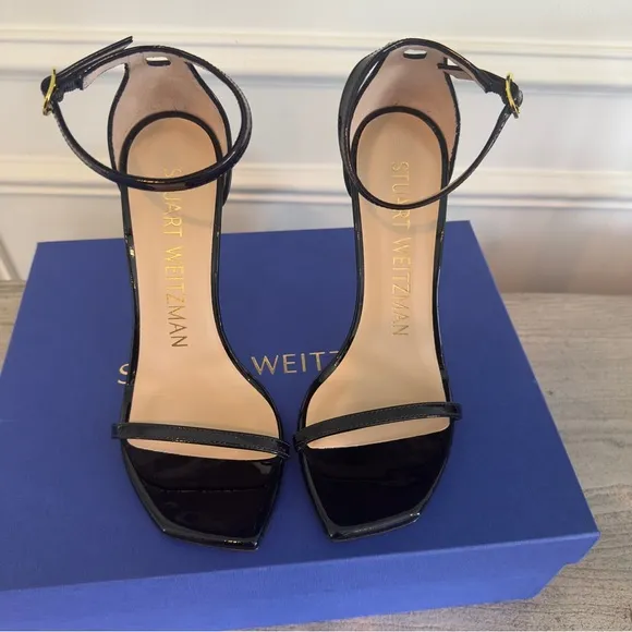 Stuart Weitzman Nudistcurve Ankle Strap Women’s Sandal 7 &amp; 7.5
