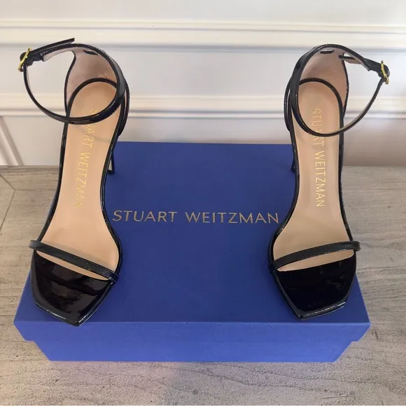 Stuart Weitzman Nudistcurve Ankle Strap Women’s Sandal 7 &amp; 7.5