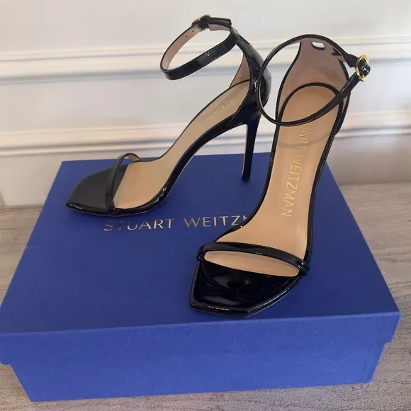 Stuart Weitzman Nudistcurve Ankle Strap Women’s Sandal 7 &amp; 7.5