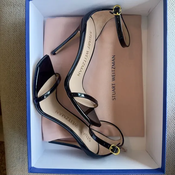 Stuart Weitzman Nudistcurve Ankle Strap Women’s Sandal 7 &amp; 7.5