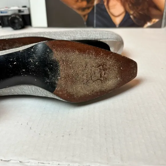 Stuart Weitzman vintage metallic pumps