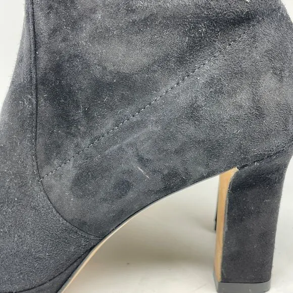 Stuart Weitzman Women's Ledyland Over The Knee Suede Boots Black Suede Size 6