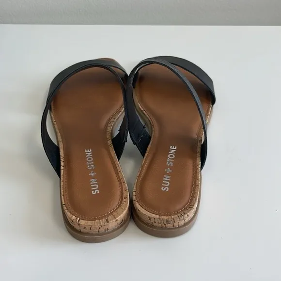 Sun Stone Eastenp Black SM Shoes Size 8