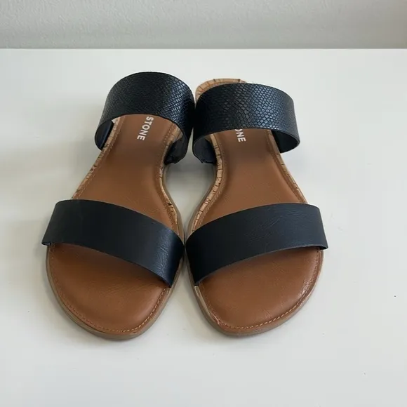 Sun Stone Eastenp Black SM Shoes Size 8