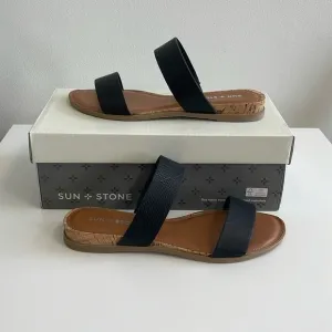 Sun Stone Eastenp Black SM Shoes Size 8